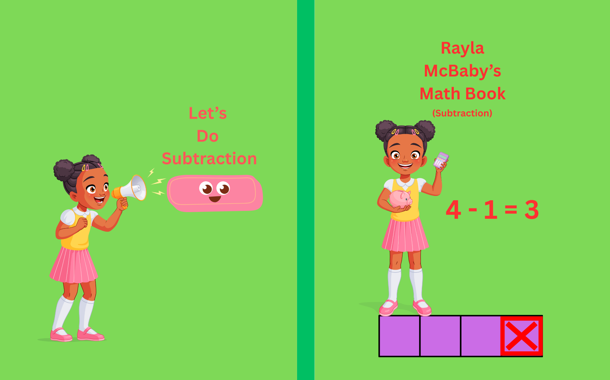 Rayla McBaby's Math Book (Subtraction)